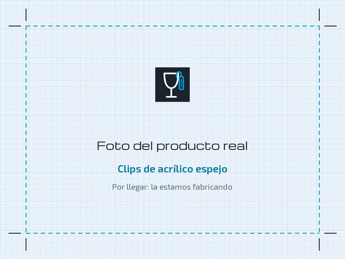 Foto del producto real hecho con ODML Brindis LAB (por llegar)