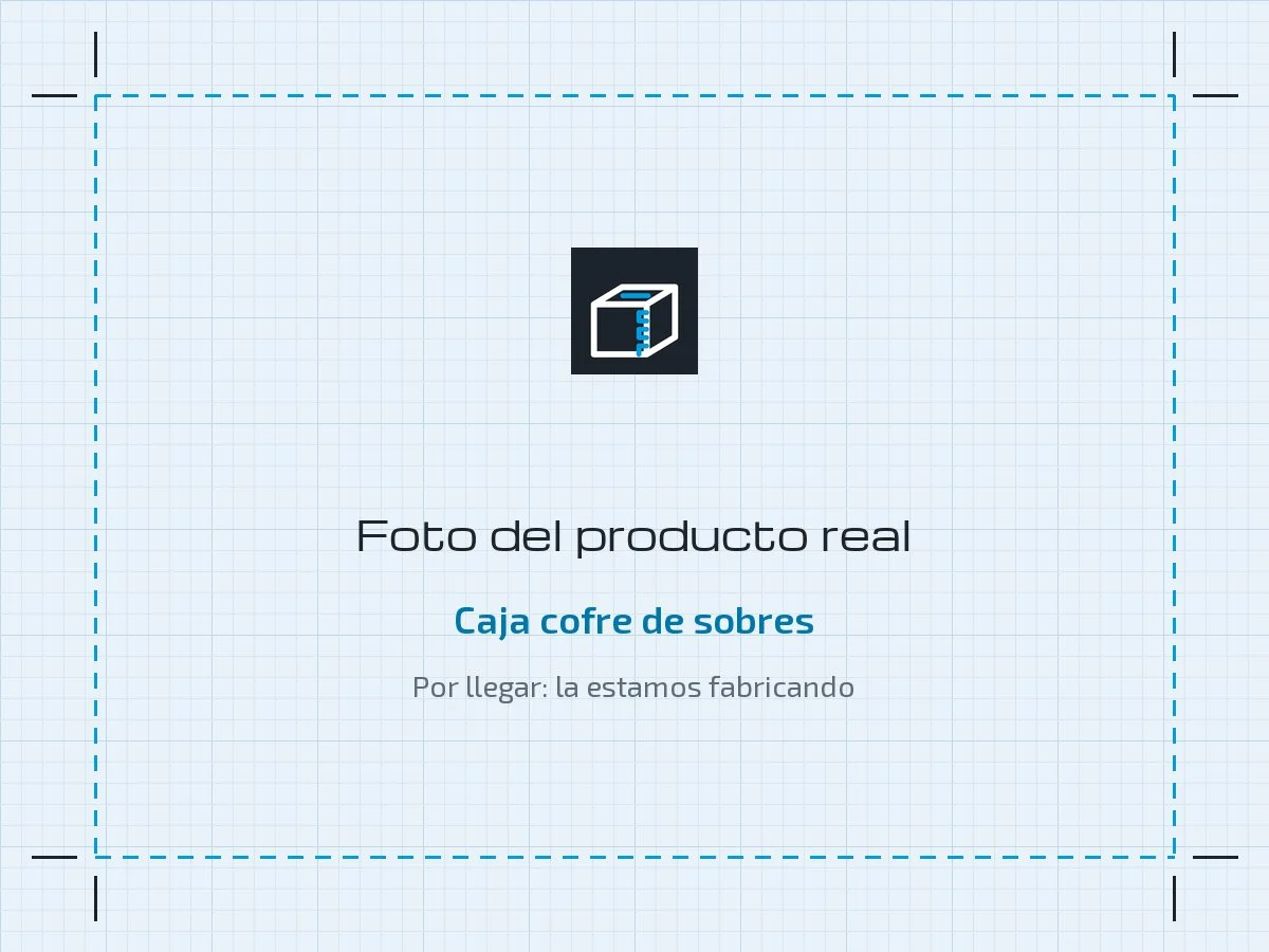 Foto del producto real hecho con ODML Cajas y Eventos LAB (por llegar)