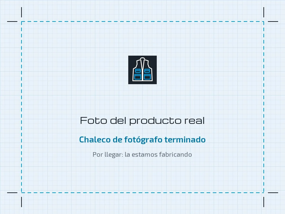 Foto del producto real hecho con ODML Patrones LAB (por llegar)
