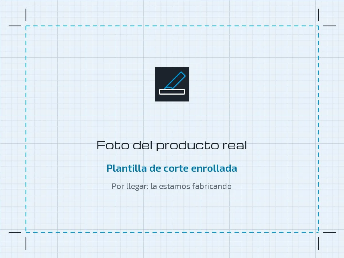 Foto del producto real hecho con Plantillas de tubos (por llegar)